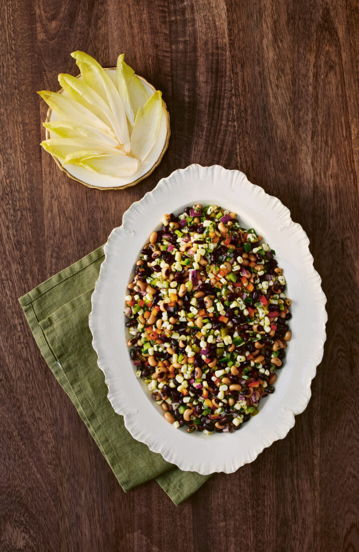 A bowl of Texas caviar