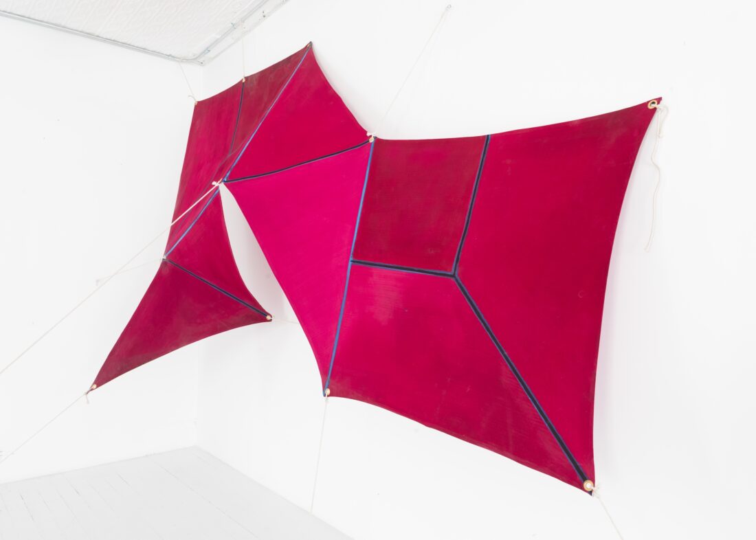 a pink acrylic installation