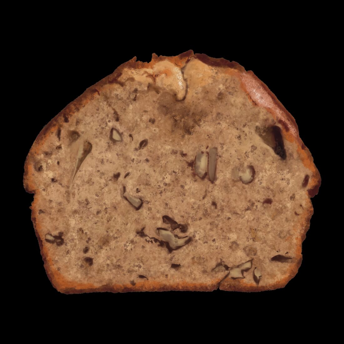 An illustration of a slice of cake