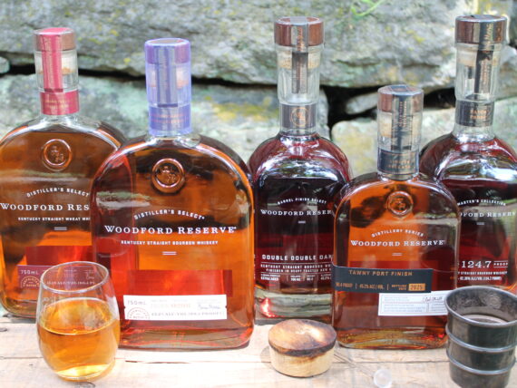 bottles of Woodford Reserve