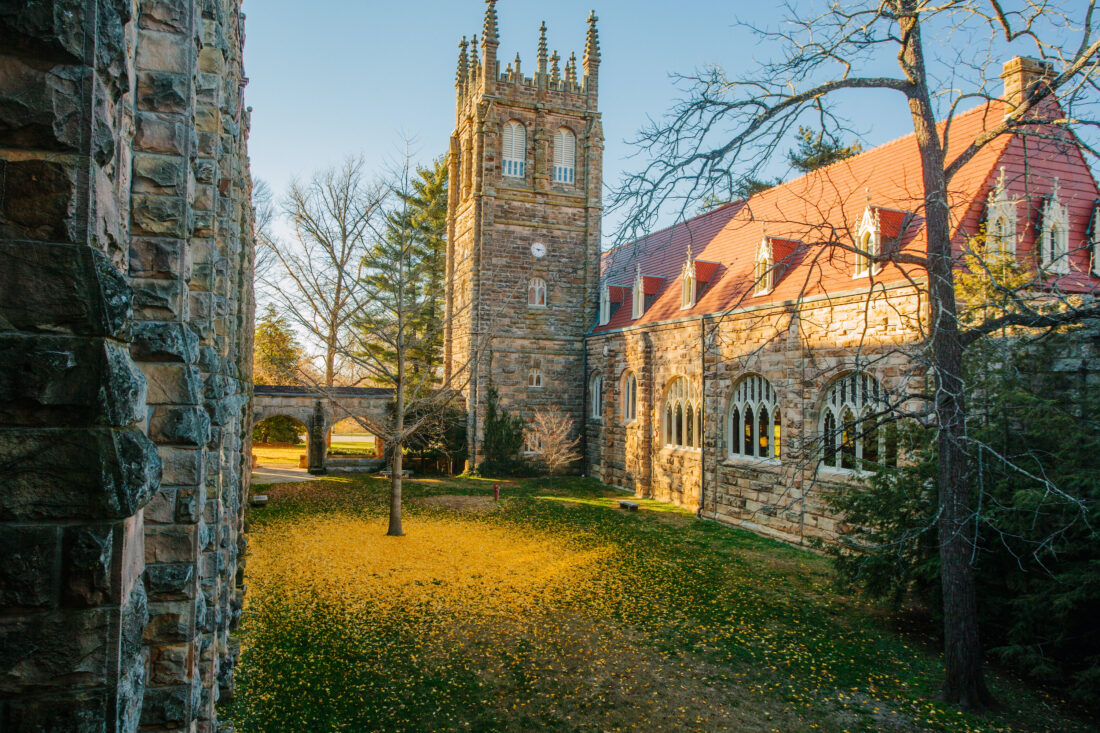 Fall leaves at the campus of Sewanee