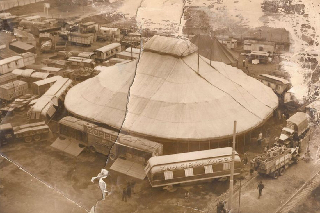 archival circus tent
