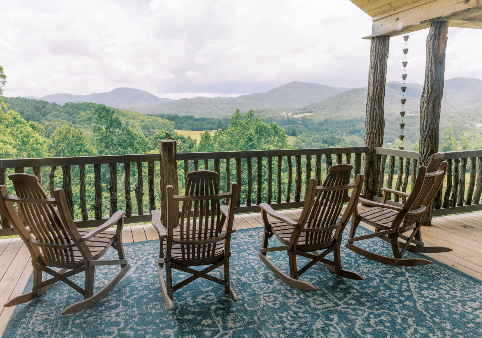 Rocking chairs on a deck