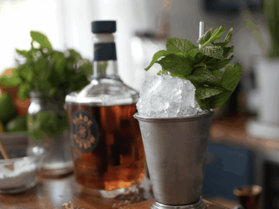 A mint julep